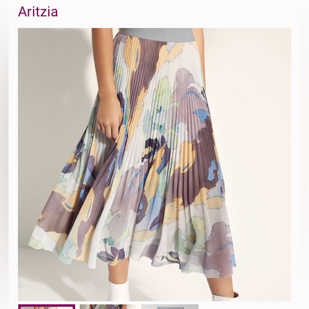 Aritzia Twirl Skirt Rare Print